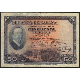 SPAIN 50 Pesetas 1927