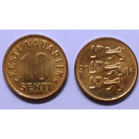 ESTONIA 10 SENTI 2006