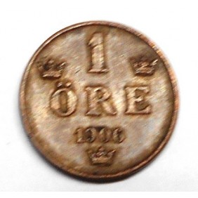 SWEDEN 1 Ore 1906 Rare
