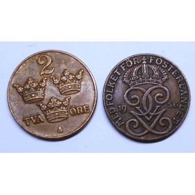 SWEDEN 2 Ore 1936
