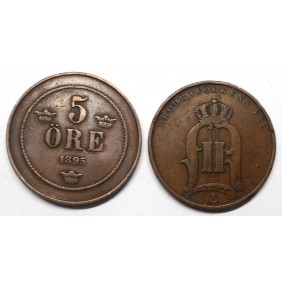 SWEDEN 5 Ore 1895