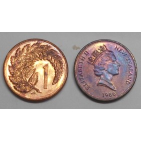 NEW ZEALAND 1 Cent 1986