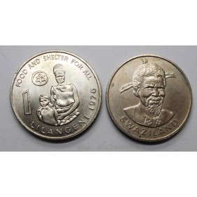 SWAZILAND 1 LILANGENI 1976 FAO
