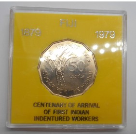 FIJI 50 Cents 1979 FAO 1st...