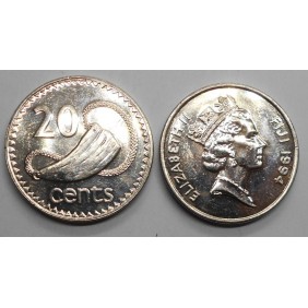FIJI 20 Cents 1994