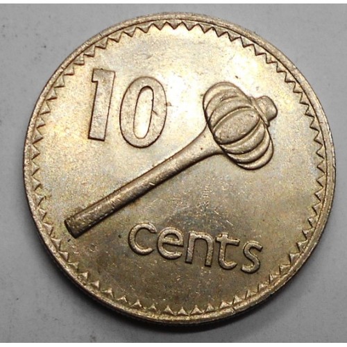FIJI 10 Cents 1977