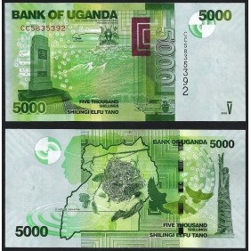 UGANDA 5000 Shillings 2019