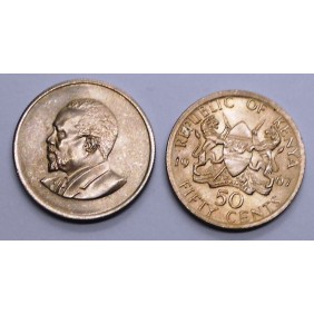 KENYA 50 Cents 1967
