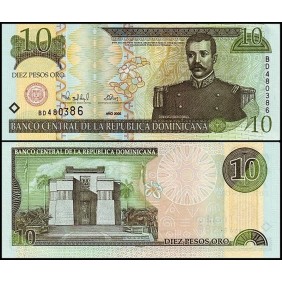 DOMINICAN REPUBLIC 10 Pesos...