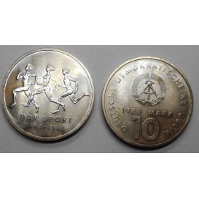 DDR 10 Mark 1988 40 Year...