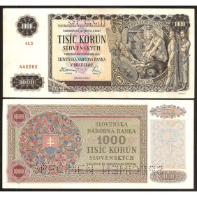SLOVAKIA 1000 Korun 1940...