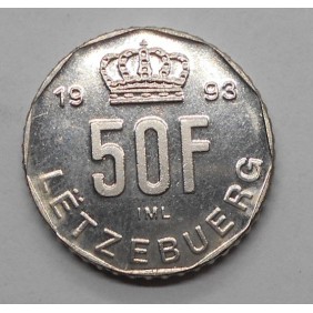 LUXEMBOURG 50 Francs 1993