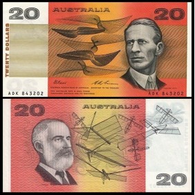 AUSTRALIA 20 Dollars 1974