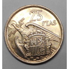 SPAIN 25 Pesetas 1957 (71)