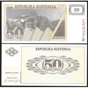 SLOVENIA 50 Tolarjev 1990