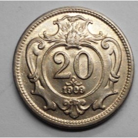 AUSTRIA 20 Heller 1909