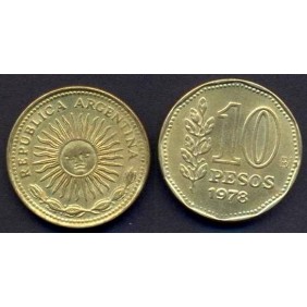 ARGENTINA 10 Pesos 1978