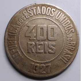 BRAZIL 400 Reis 1927
