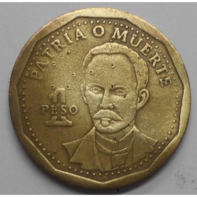 CUBA 1 Peso 2002 Jose Marti