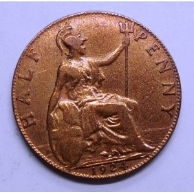 GREAT BRITAIN 1/2 Penny 1924