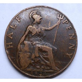 GREAT BRITAIN 1/2 Penny 1924