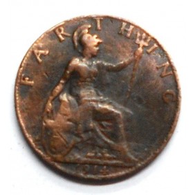 GREAT BRITAIN 1 Farthing 1914