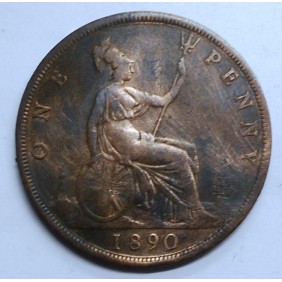 GREAT BRITAIN 1 Penny 1890