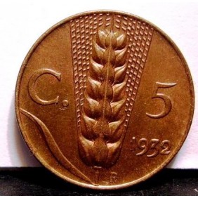 5 Centesimi 1932