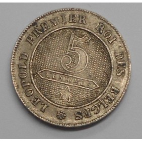 BELGIUM 5 Centimes 1864