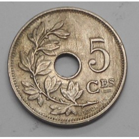BELGIUM 5 Centimes 1914...