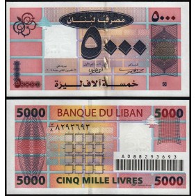 LEBANON 5000 Livres 2004
