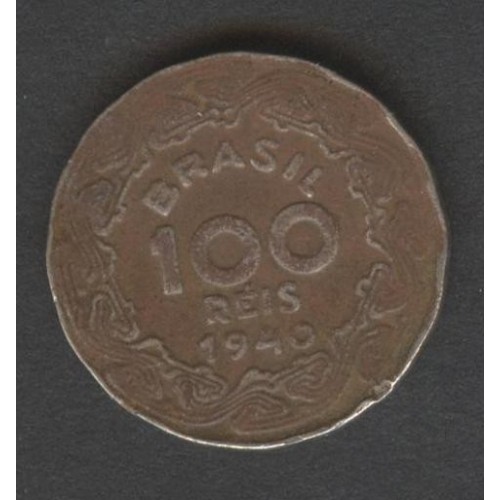 BRAZIL 100 Reis 1940