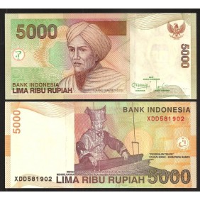 INDONESIA 5000 Rupiah 2011...