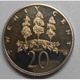 JAMAICA 20 Cents 1971 PROOF