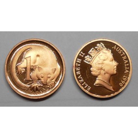 AUSTRALIA 1 Cent 1990 Proof