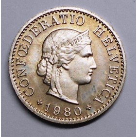 SWITZERLAND 5 Rappen 1980