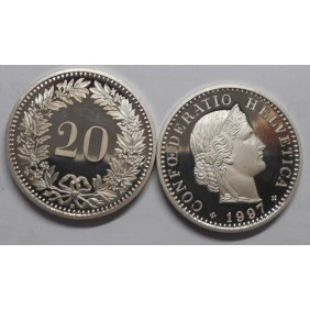 SWITZERLAND 20 Rappen 1990...