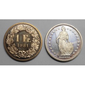 SWITZERLAND 1 Franc 1981