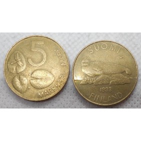 FINLAND 5 Markkaa 1993 KM 73