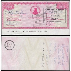 ZIMBABWE 5000 Dollars 2003