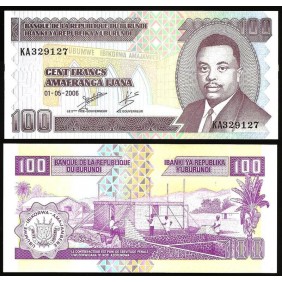 BURUNDI 100 Francs 2006