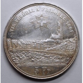 SWITZERLAND 5 Francs 1881...
