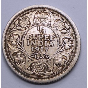 BRITISH INDIA 1/4 Rupee...