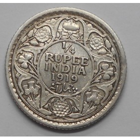 BRITISH INDIA 1/4 Rupee...