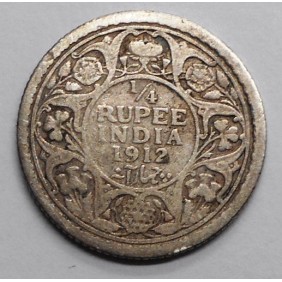 BRITISH INDIA 1/4 Rupee...