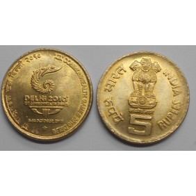 INDIA 5 Rupees 2010 (H)...
