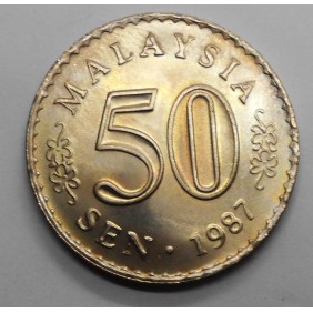 MALAYSIA 50 Sen 1987