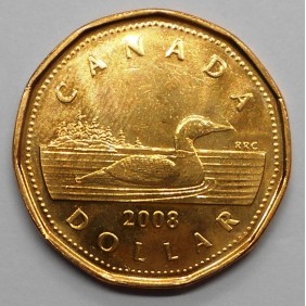 CANADA 1 Dollar 2008