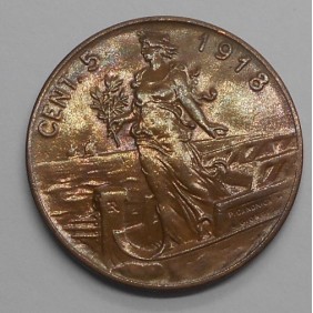 5 Centesimi 1918