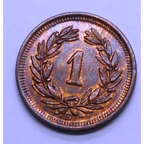 SWITZERLAND 1 Rappen 1937